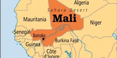 નકશો bamako માલી